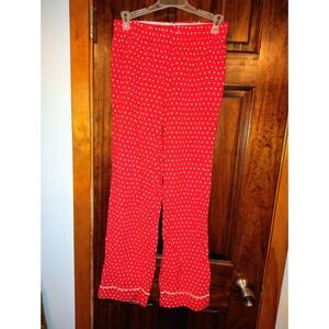 Forever 21 Red Polka Dot Pajama Pants Lounge Sleepwear Small
